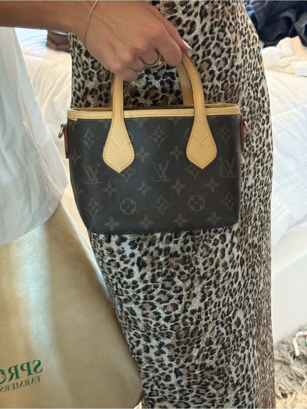 Louis Vuitton Monogram Mini Bag in Brown and Tan - Picture 3 of 5